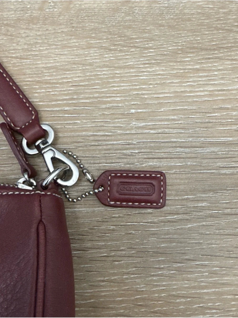 Vintage Coach Hamptons Demi Pouch Baguette 7785
